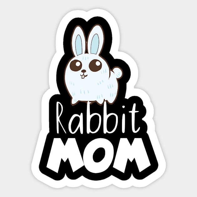 Pet Rabbit mom Sticker by maxcode
